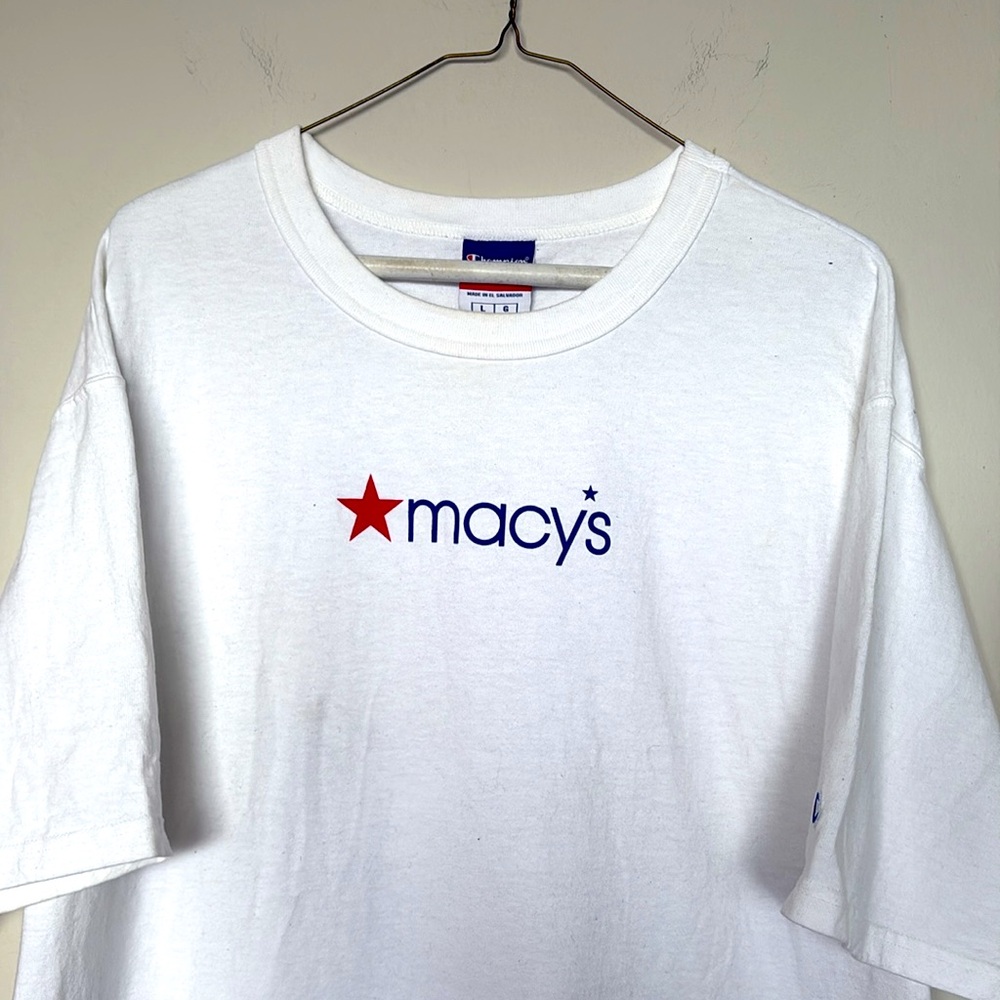 Macy’s 4th of July White Graphic Tee Unisex Large - Picture 6 of 8